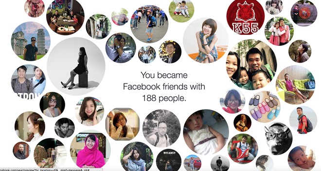 Facebook ra tính năng tổng kết 2016