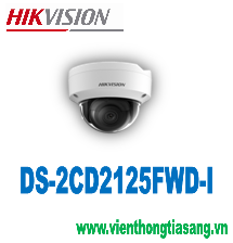 CAMERA IP DOME HỒNG NGOẠI 2.0 MEGAPIXEL HIKVISION DS-2CD2125FWD-I