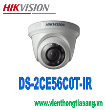 CAMERA HD-TVI DOME HỒNG NGOẠI 1.0 MEGAPIXEL HIKVISION DS-2CE56C0T-IRP