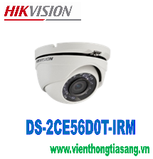 CAMERA HD-TVI DOME HỒNG NGOẠI 2.0 MEGAPIXEL HIKVISION DS-2CE56D0T-IRM