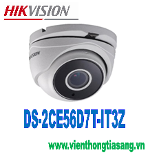 CAMERA HD-TVI DOME HỒNG NGOẠI 2.0 MEGAPIXEL HIKVISION DS-2CE56D7T-IT3Z