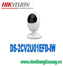 CAMERA IP CUBE WIFI 1.0 MEGAPIXEL HIKVISION DS-2CV2U01EFD-IW